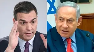 Pedro Sánchez y Benjamin Netanyahu