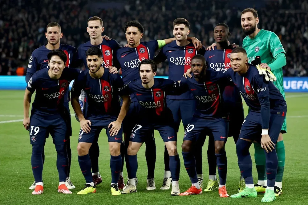El equipo de PSG que juega ante Barcelona por UEFA Champions League