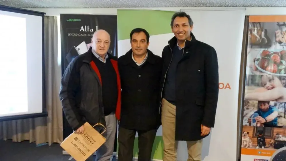 Alberto Espasandin, Marcos Melazzi y Andrés Abt