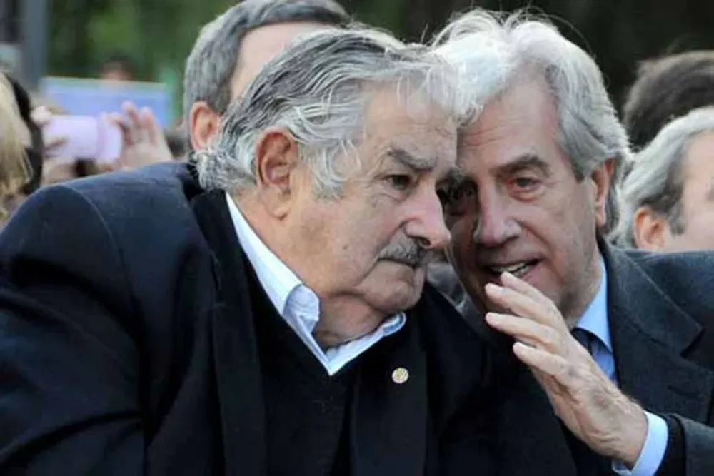 Mujica y Vázquez, dos pesos pesados del Frente Amplio.