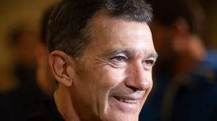Antonio Banderas durante el estreno de A Chorus Line en Teatro Tívoli de Barcelona