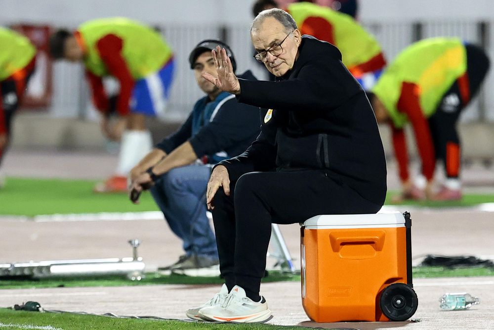 El entrenador de Uruguay, Marcelo Bielsa