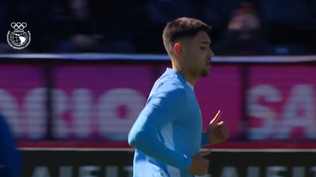 Lautaro Navarro anotó ante Paraguay