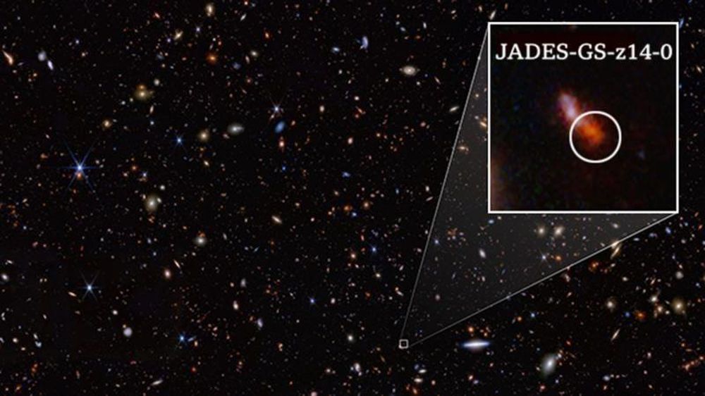 Galaxias primarias, como la JADES-GS-z14-0, están aportando información novedosa sobre la formación del universo. Se espera que los puntos rojos también lo hagan.