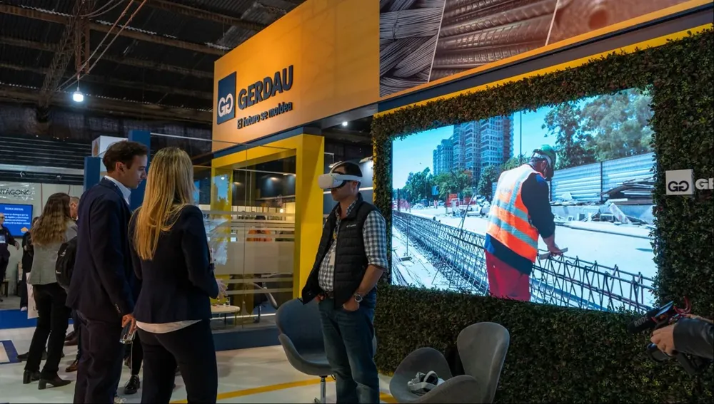 Stand de Gerdau en la Feria de la Construcción