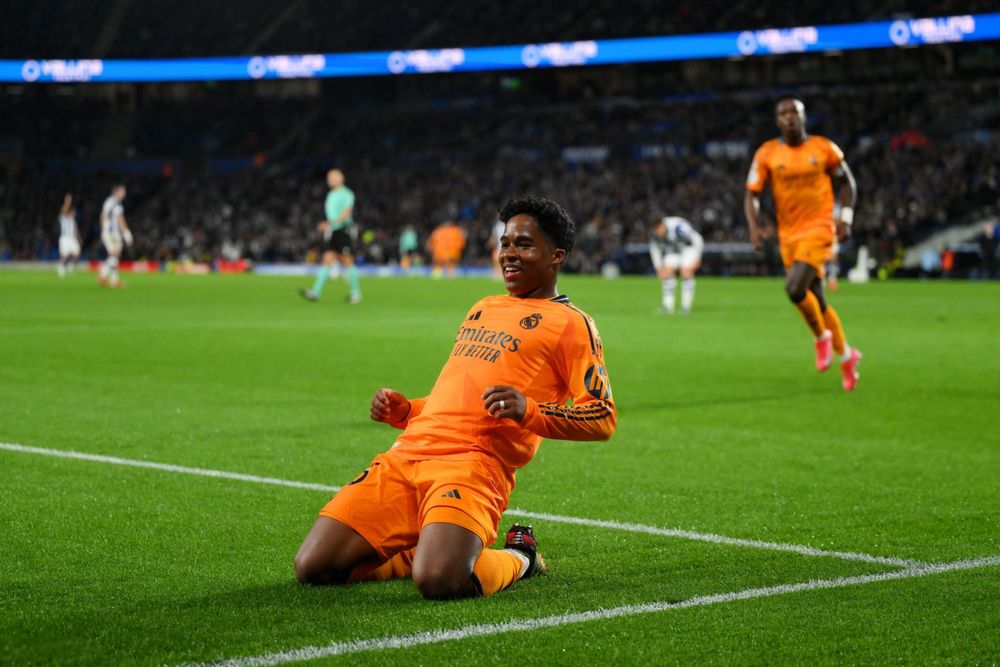 Endrick le dió el triunfo al Real Madrid.