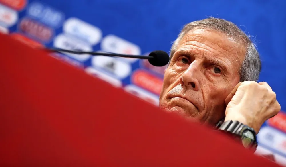 Foto de archivo. Tabárez fue desvinculado de la selección este viernes