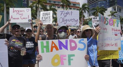 Protesta contra Trump en Miami