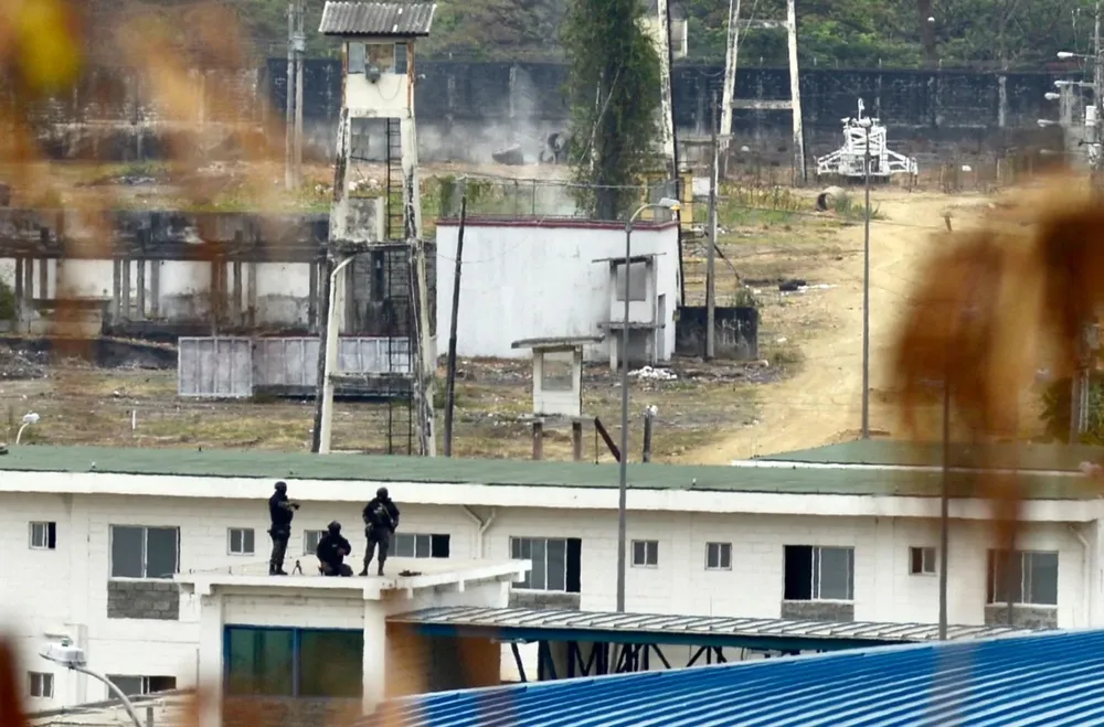 Motín en cárcel de Ecuador (foto archivo)