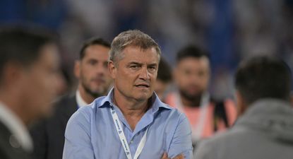 Diego Aguirre de Peñarol ante Vélez Sarsfield por Copa Libertadores