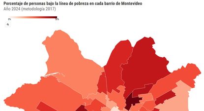 Más pobres de lo que pensábamos: barrio a barrio, el mapa de pobreza en Montevideo en gráficos
