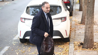 José Luis Ábalos, horas antes de quedar detenido.