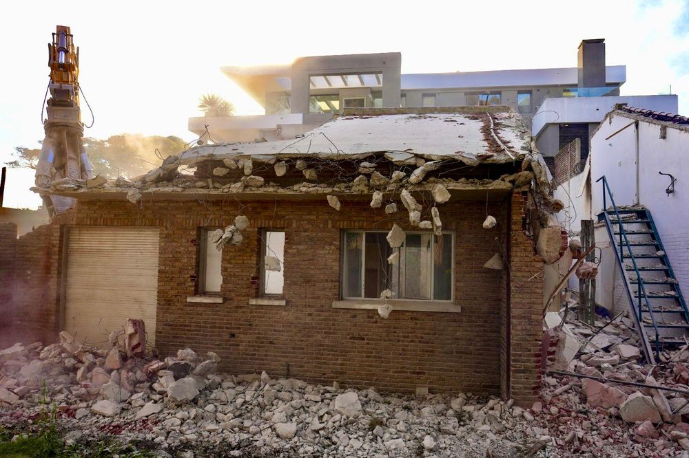 Demolición de la casa de Pablo Goncalvez