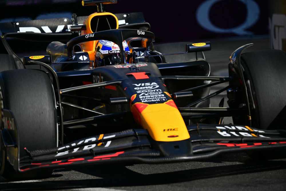Max Verstappen con su Red Bull &nbsp; &nbsp;