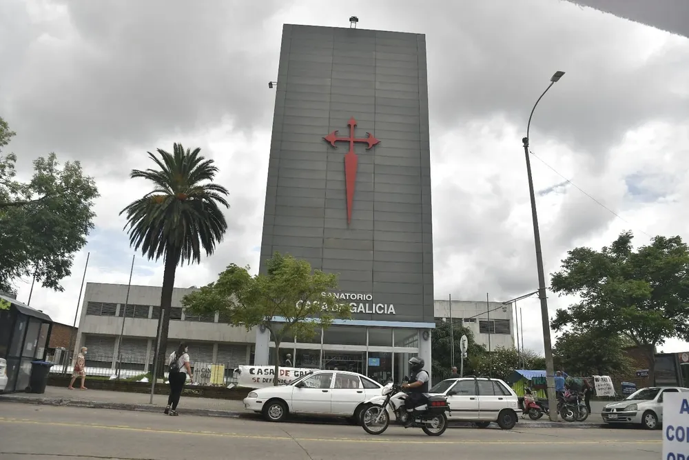 Fachada de casa de galicia