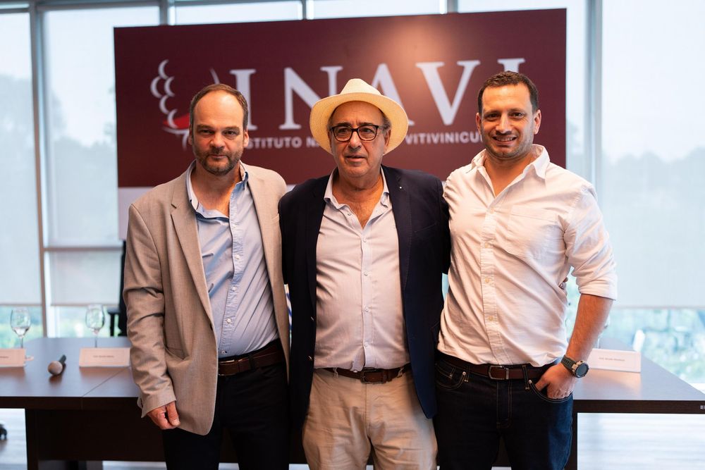 Diego Spinoglio, Alfredo Fratti y Nicolás Monforte.