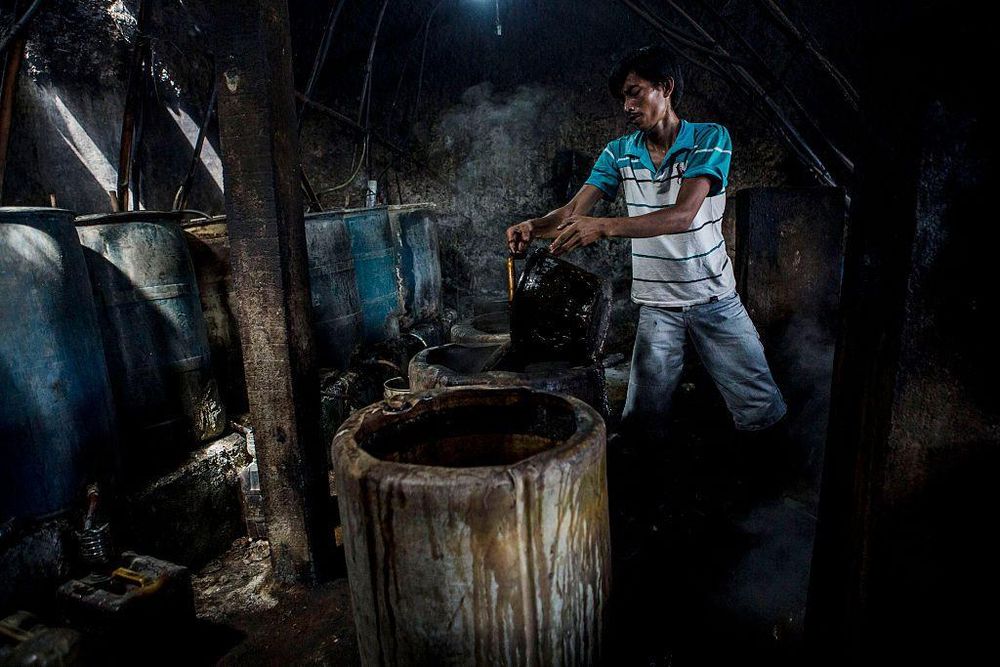 Es un problema conocido con las bebidas alcohólicas baratas producidas en el sudeste asiático.
