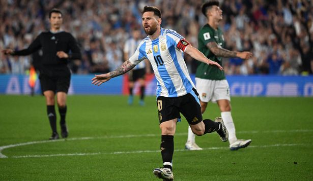 Lionel Messi de la selección de Argentina
