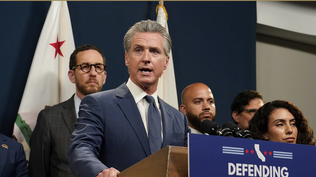 El gobernador de California, Gavin Newsom.&nbsp;