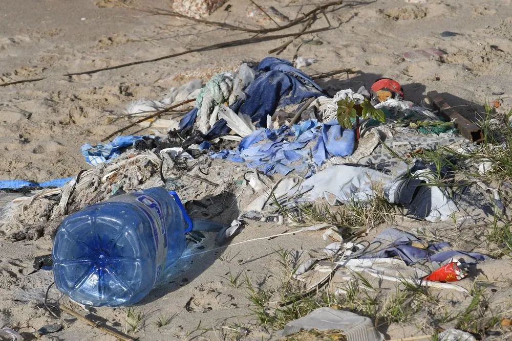 Archivo, deshechos en la bahía del Cerro