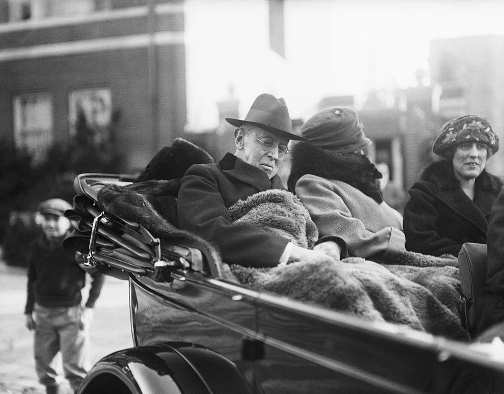 Woodrow Wilson nunca se recuperó plenamente del ACV que sufrió a finales de 1919.