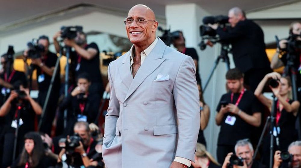 Dwayne Johnson en el Festival de Cine de Venecia.&nbsp;