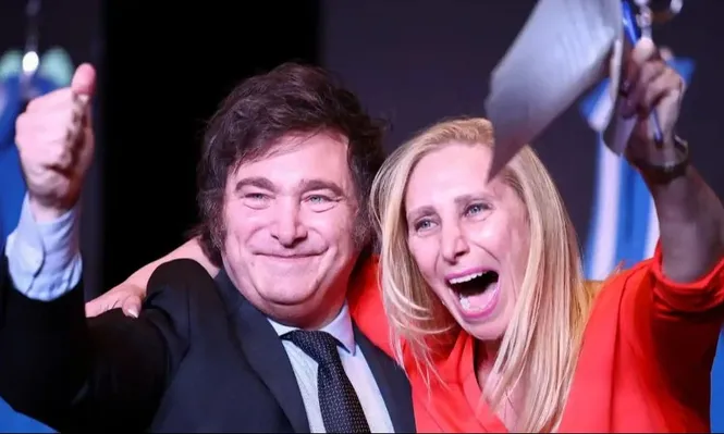 Javier y Karina Milei