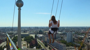 Vértigo en las alturas de Berlín, Alemania. 