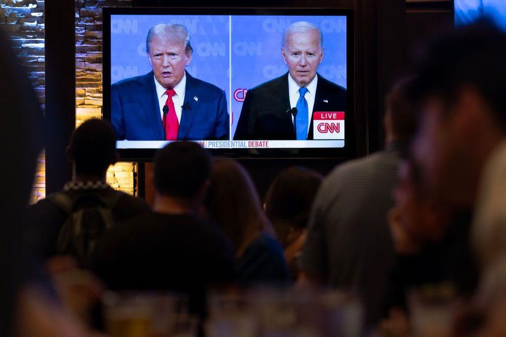 Biden no retó las descabelladas declaraciones de Trump durante el debate.