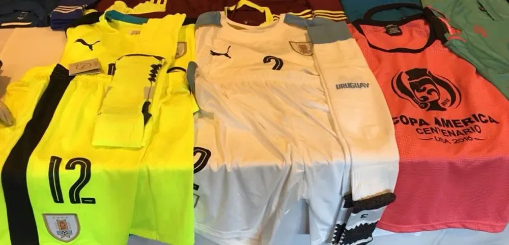 La indumentaria con la que se presentará el jueves Uruguay