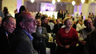 Rodolfo Silveira atento a la ceremonia
