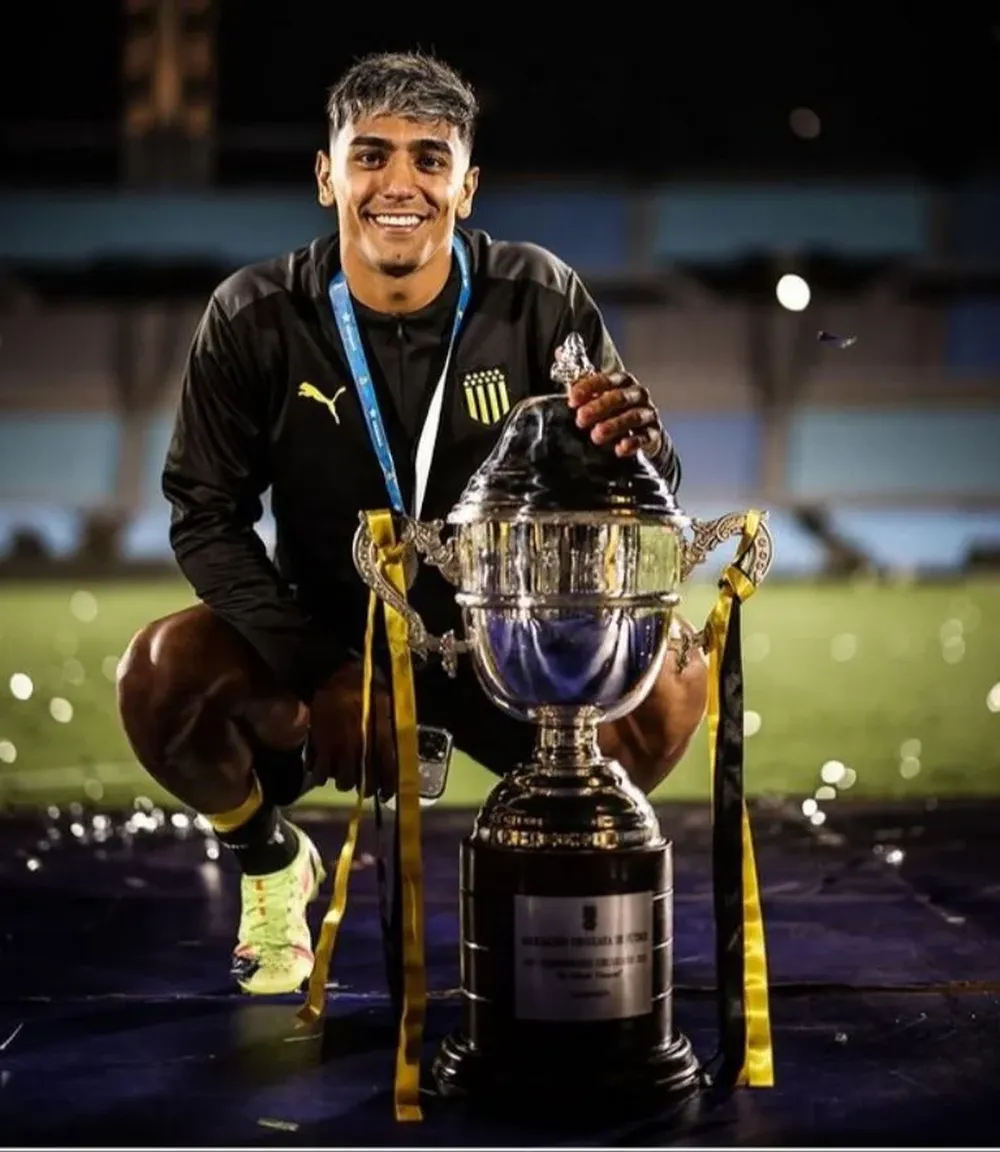 Facundo Torres jugó su último partido en Peñarol al ganar el Uruguayo 2021