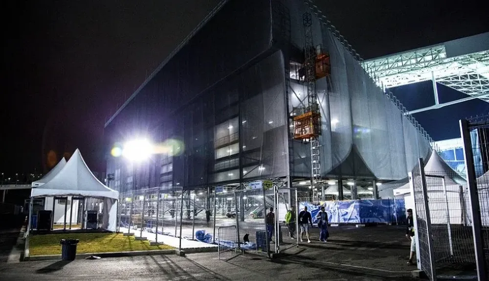 Obras en el Arena Corinthians con el Mundial en marcha