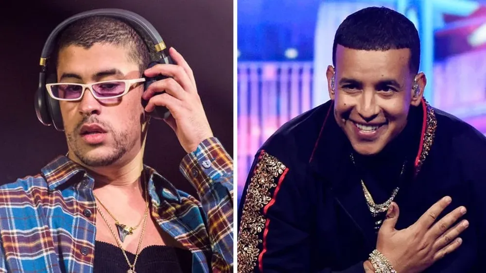 Los puertorriqueños Bad Bunny y Daddy Yankee son dos de los máximos exponentes del trap latino y el reggaetón, respectivamente.