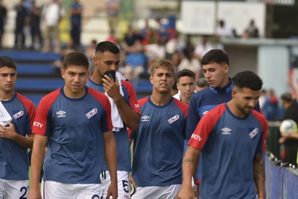 Nacional en el calentamiento previo
