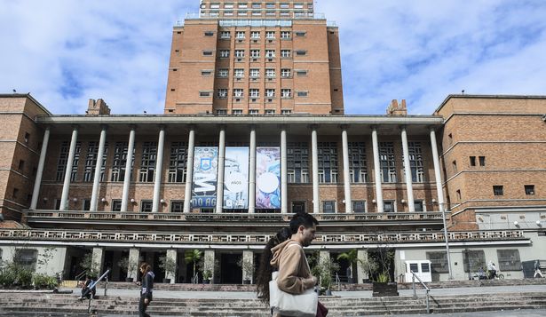 El edificio sede de la Intendencia de Montevideo