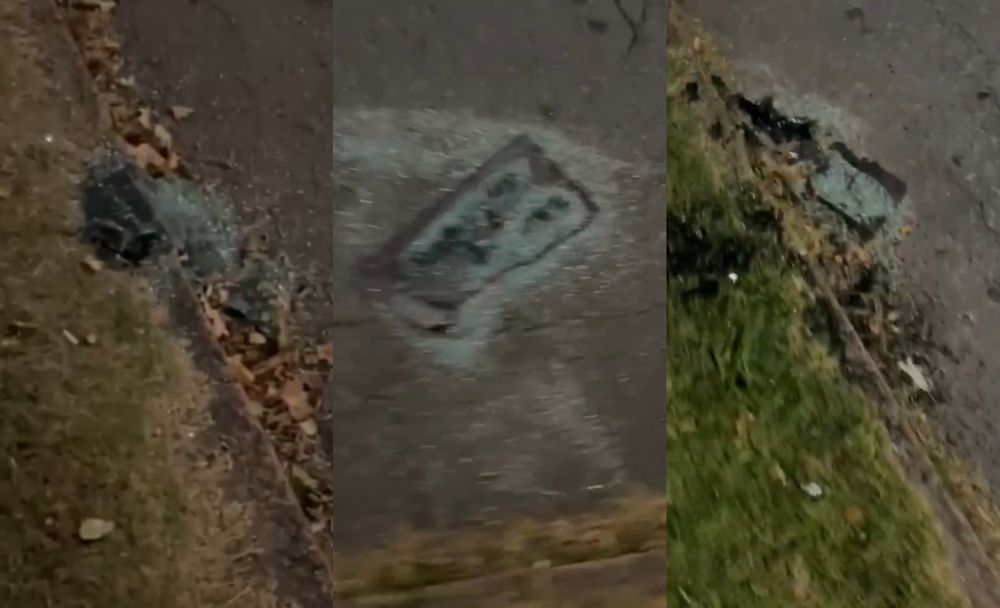 Vidrios arrancados de autos en Parque Rodó