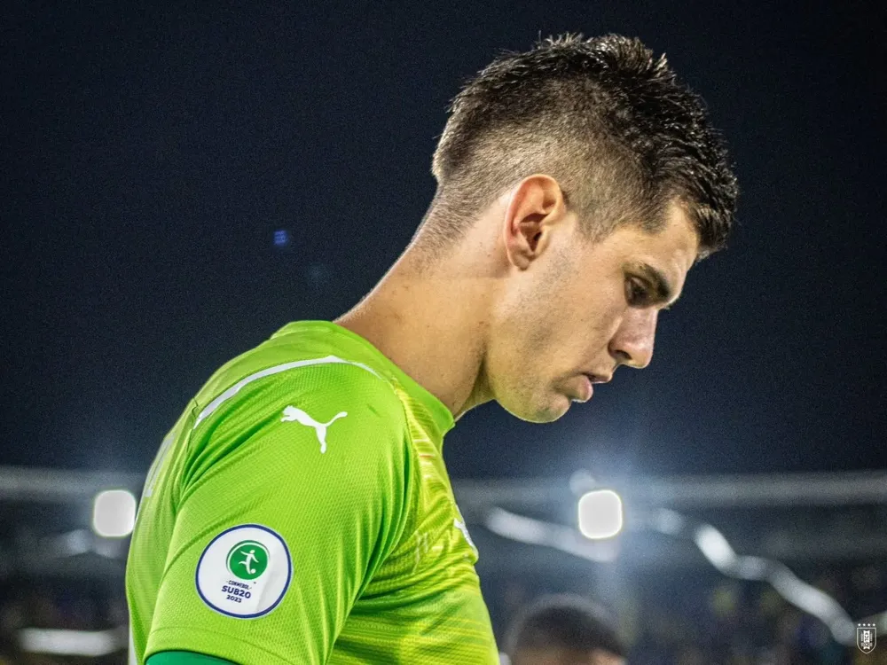 Randall Rodríguez, arquero de la selección uruguaya sub 20