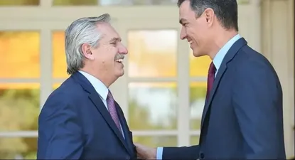 Alberto Fernández y Pedro Sánchez