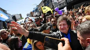 Milei en campaña apunto a Massa: Es el candidato del status quo