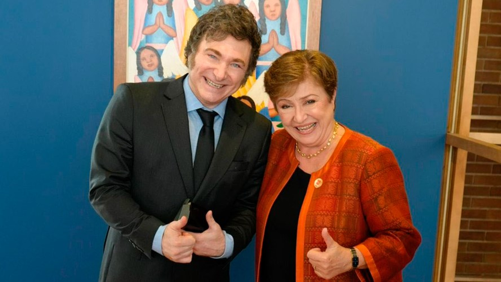 Javier Milei se reunió con Kristalina Georgieva
