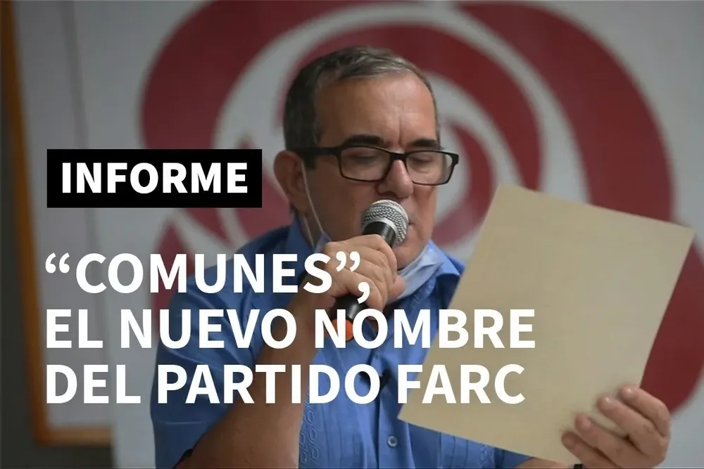 La antigua guerrilla colombiana FARC se transformó en el partido político Comunes.