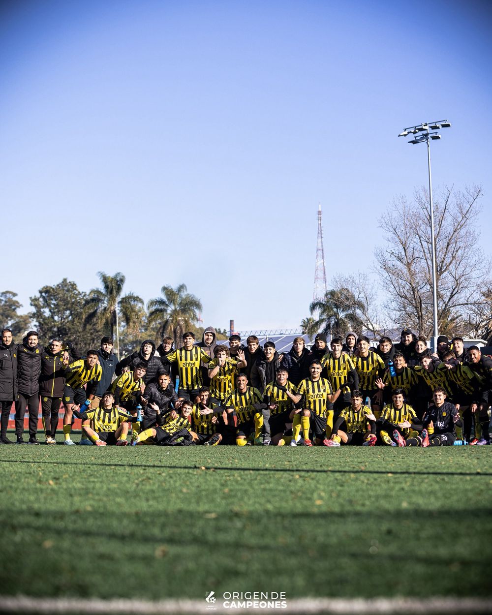 La sub 19 de Peñarol La sub 19 de Peñarol