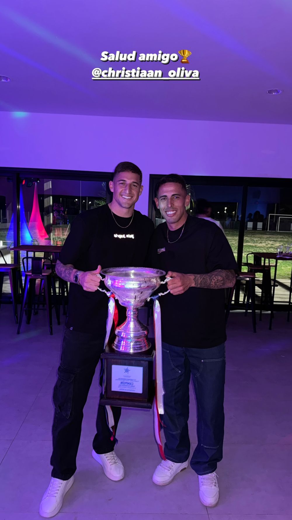 Gastón González y Christian Oliva Gastón González y Christian Oliva