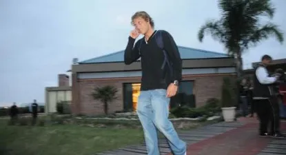 Forlán arribó a Montevideo