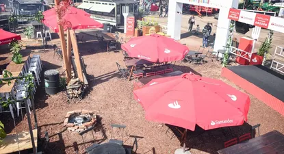 Santander llegó a la Expo Prado con beneficios para sus clientes