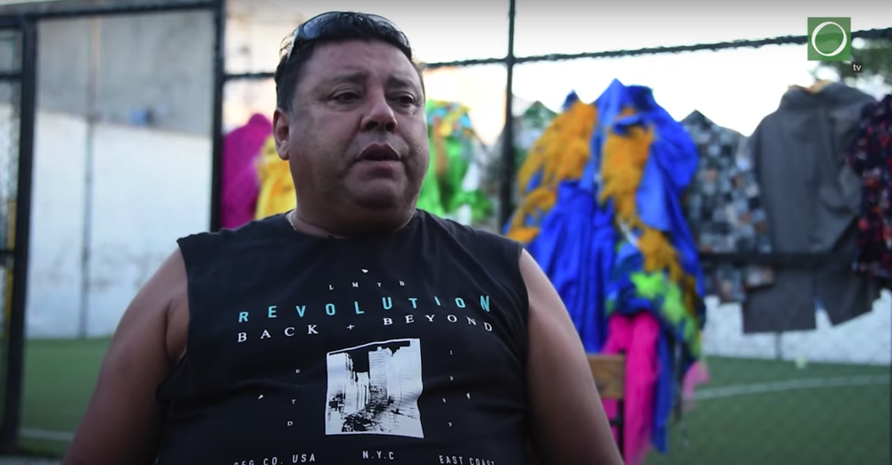 Luis Sapo Laforia en su regreso al Carnaval en 2018