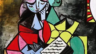 Deux Personnages (La lecture), del español Pablo Picasso