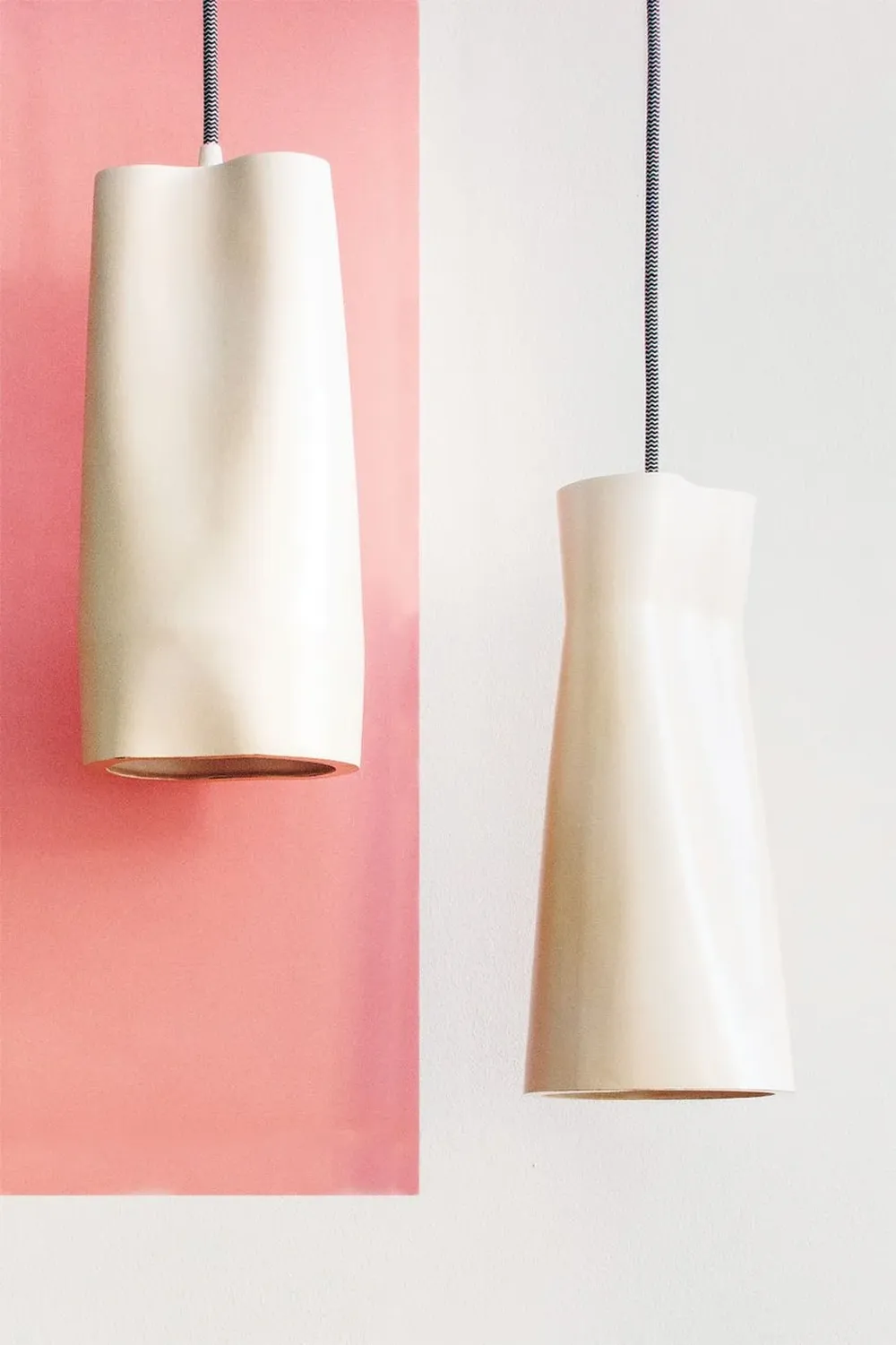 Las luminarias Warp de Sebastián Da Col resultaron finalistas en la categoría estudiante de los Salão Design.