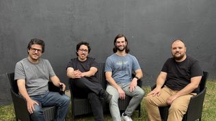 Gastón Kehyaian, Pablo Soto, Fernando Suzacq y Leonardo Piñeyro, cofundadores de Pento, empresa madre de nBlock.